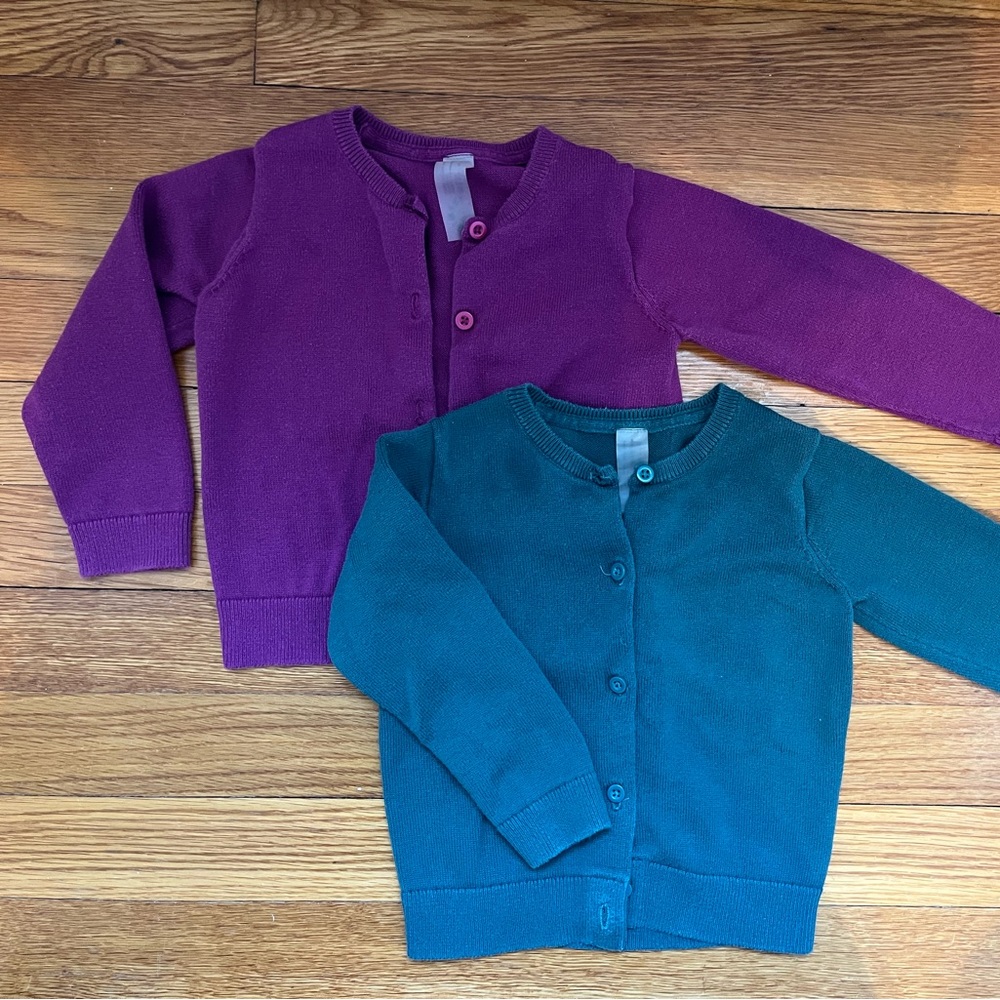 Primary Cotton Cadigan - 2 Pack